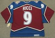1996 Away CCM Throwback MIKE RICCI  Vintage Avalanche Jersey - BACK