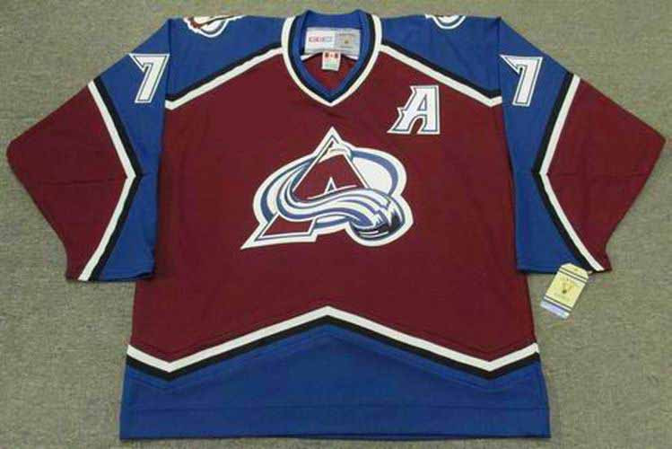 vintage colorado avalanche jersey