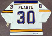 JACQUES PLANTE St. Louis Blues 1968 CCM Vintage Throwback Away NHL Hockey Jersey