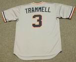 ALAN TRAMMELL Detroit Tigers 1984 Majestic Cooperstown Throwback Baseball Jersey