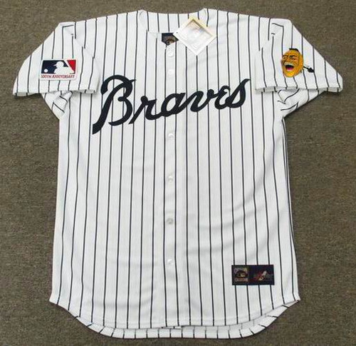 MAJESTIC | HANK AARON Atlanta Braves 1969 Cooperstown Baseball Jersey