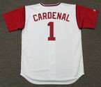 JOSE CARDENAL Cleveland Indians 1969 Majestic Cooperstown Home Baseball Jersey
