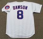 Andre Dawson 1992 Chicago Cubs Majestic MLB Throwback Home Jersey - BACK