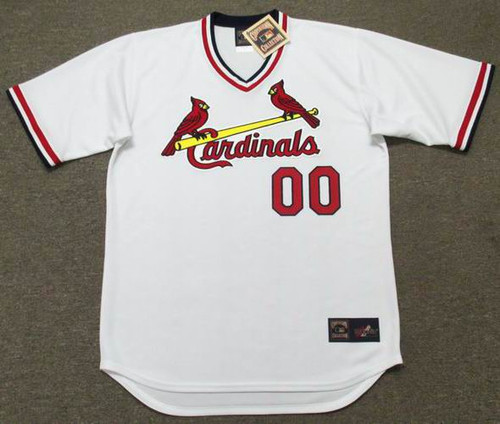ST. LOUIS CARDINALS 1980&#39;s Majestic Cooperstown Home Jersey Customized &quot;Any Name & Number(s ...
