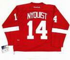 GUSTAV NYQUIST Detroit Red Wings 2015 REEBOK Throwback Home NHL Hockey Jersey 