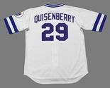 DAN QUISENBERRY Kansas City Royals 1985 Home Majestic Throwback Baseball Jersey - BACK