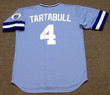 DANNY TARTABULL Kansas City Royals 1989 Away Majestic Throwback Baseball Jersey - BACK