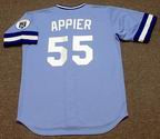 KEVIN APPIER Kansas City Royals 1989 Majestic Cooperstown Away Baseball Jersey