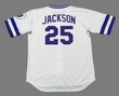 DANNY JACKSON Kansas City Royals 1985 Home Majestic Throwback Baseball Jersey - BACK