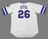 AMOS OTIS Kansas City Royals 1983 Home Majestic Throwback Baseball Jersey - BACK