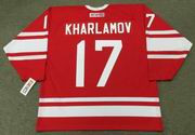 VALERI KHARLAMOV USSR 1972 CCM Vintage Throwback Hockey Jersey