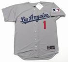 BILLY GRABARKEWITZ Los Angeles Dodgers 1969 Away Majestic Baseball Throwback Jersey - BACK
