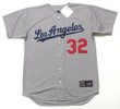 SANDY KOUFAX Los Angeles Dodgers 1965 Away Majestic Baseball Throwback Jersey - FRONT