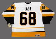JAROMIR JAGR Pittsburgh Penguins 1992 CCM Vintage Home NHL Hockey Jersey - BACK