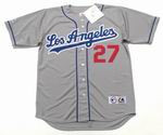 KEVIN BROWN Los Angeles Dodgers 1999 Majestic Throwback Away Baseball Jersey