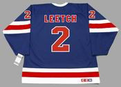 BRIAN LEETCH New York Rangers 1991 CCM Vintage Throwback NHL Hockey Jersey