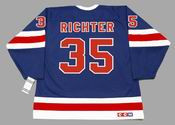 MIKE RICHTER New York Rangers 1991 CCM Vintage Throwback NHL Hockey Jersey