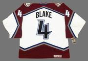 ROB BLAKE Colorado Avalanche 2001 CCM Vintage Throwback Home NHL Hockey Jersey - BACK