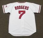 BUCK RODGERS California Angels 1969 Majestic Cooperstown Home Baseball Jersey