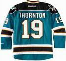 JOE THORNTON San Jose Sharks 2012 REEBOK Throwback NHL Hockey Jersey