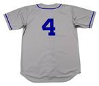 DUKE SNIDER 1955 Majestic Throwback Away Brooklyn Dodgers Shirt - BACK