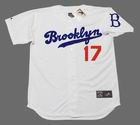 CARL ERSKINE Majestic Throwback Home Brooklyn Dodgers Jersey - FRONT