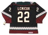 CLAUDE LEMIEUX Phoenix Coyotes 2001 CCM Vintage Throwback NHL Hockey Jersey