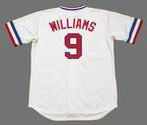 TED WILLIAMS Texas Rangers 1972 Home Majestic Throwback Baseball Jersey - BACK