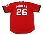 BOOG POWELL Cleveland Indians 1975 Majestic Cooperstown Throwback Jersey
