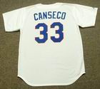 JOSE CANSECO Texas Rangers 1993 Majestic Cooperstown Throwback Baseball Jersey