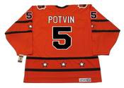 DENIS POTVIN 1978 CCM Vintage Throwback NHL "All Star" Hockey Jersey