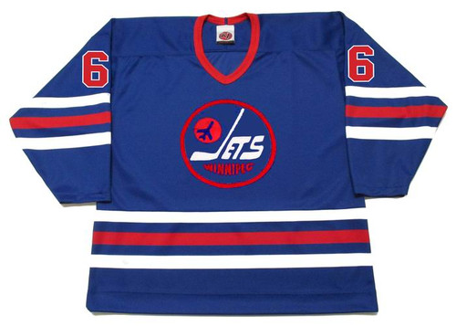 K1 | TED GREEN Winnipeg Jets 1975 WHA Throwback Hockey Jersey