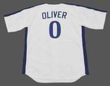 AL OLIVER 1982 Home Majestic Baseball Montreal Expos Jersey - BACK