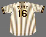 AL OLIVER Pittsburgh Pirates 1977 Majestic Cooperstown Home Baseball Jersey