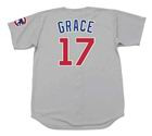MARK GRACE Chicago Cubs 1999 Majestic Throwback Away Baseball Jersey