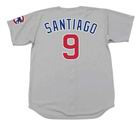 Benito Santiago 1999 Chicago Cubs Majestic MLB Throwback Away Jersey - BACK