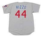 Anthony Rizzo 2016 Chicago Cubs Majestic MLB Throwback Away Jersey - BACK
