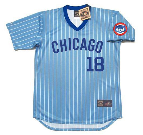 Ben Zobrist 1980's Chicago Cubs Majestic MLB Throwback Jersey - FRONT