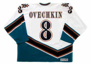 Alexander Ovechkin 2005 Washington Capitals NHL Throwback Away Jersey - BACK
