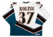 OLAF KOLZIG Washington Capitals 1998 CCM Vintage Home NHL Hockey Jersey - BACK