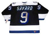 Denis Savard 1993 Tampa Bay Lightning NHL Throwback Hockey Away Jersey - BACK