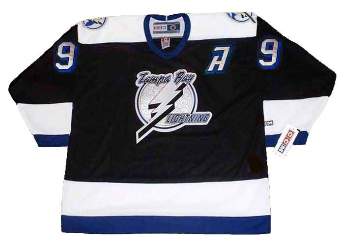 DENIS SAVARD Tampa Bay Lightning 1993 Away CCM Throwback NHL Hockey