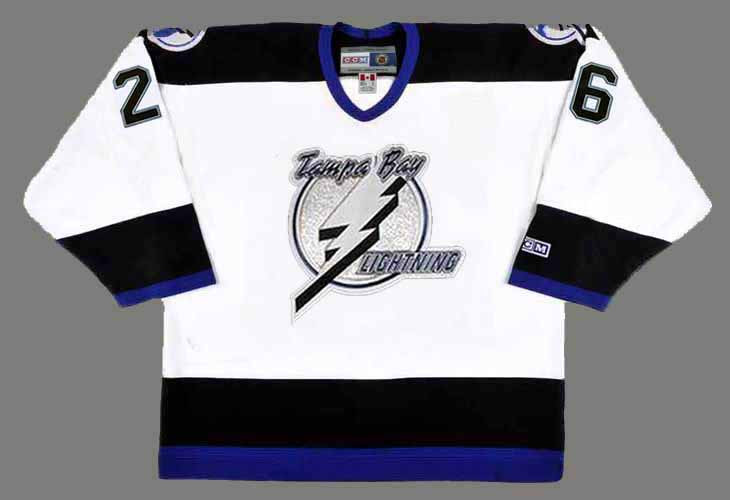 MARTIN ST. LOUIS Tampa Bay Lightning 2004 Away CCM Throwback NHL