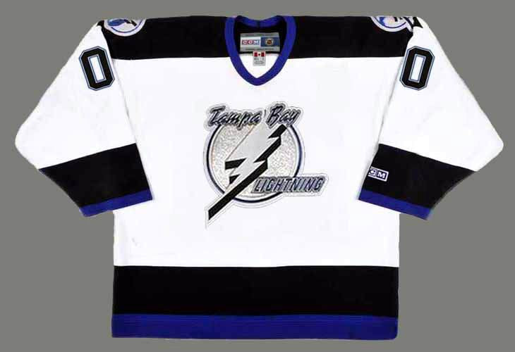 TAMPA BAY LIGHTNING 2000's CCM Throwback Away Jersey Customized "Any