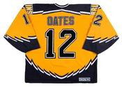 ADAM OATES 1996 Alternate CCM NHL Throwback Boston Bruins Jerseys - BACK