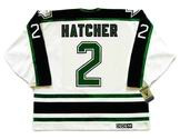 DERIAN HATCHER Dallas Stars 1996 Home CCM Throwback NHL Hockey Jersey - BACK
