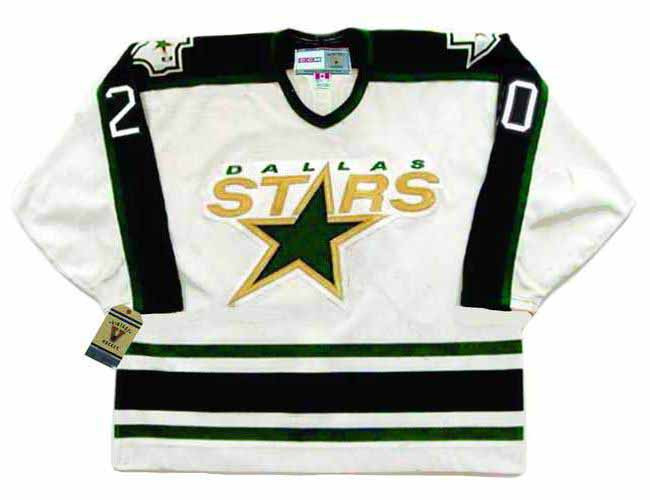 ED BELFOUR | Dallas Stars 1997 Home CCM Throwback NHL Hockey Jersey