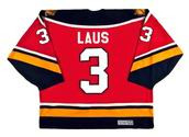 1996 Away CCM Throwback PAUL LAUS  Vintage Panthers Jersey - BACK