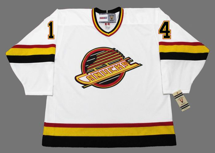 Geoff Courtnall 1994 Vancouver Canucks Home Vintage Throwback Hockey Jersey