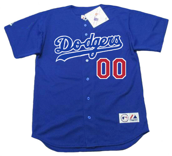 LOS ANGELES DODGERS 2003 Majestic Throwback Jersey Customized 